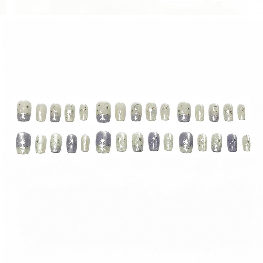 Celestial Themed Press-On Nail Set Stornfield