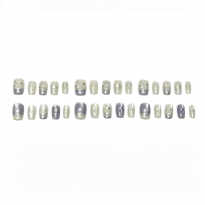 Celestial Themed Press-On Nail Set Stornfield