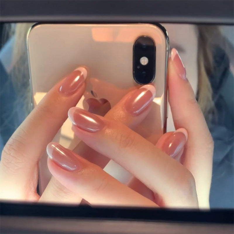 Elegant French-Tip Nail Extensions Stornfield