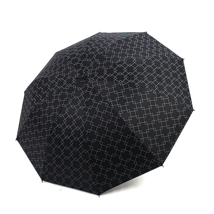 Ladies Folding Umbrella with Innovative Stability System Stornfield