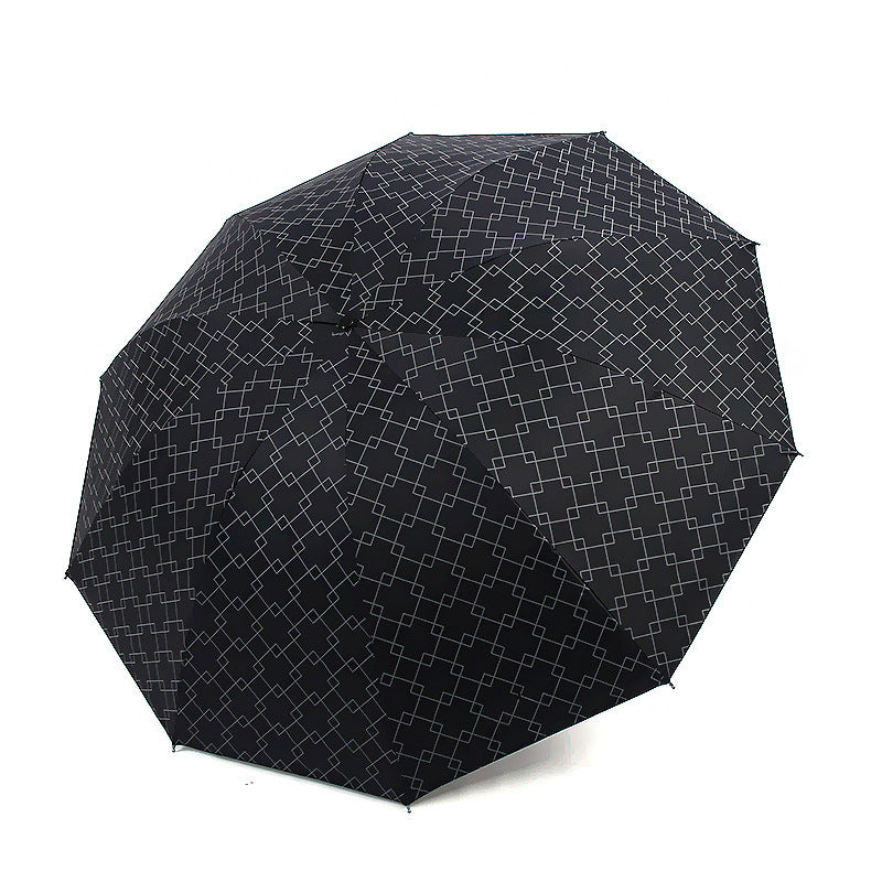 Women's Folding Umbrella with Modern Geometric Pattern Stornfield