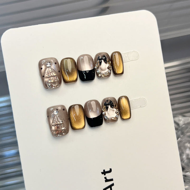 Glamorous Decorative Press-On Nail Tips
