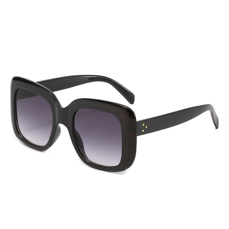 Women's oversized square sunglasses with high-quality plastic frame Stornfield
