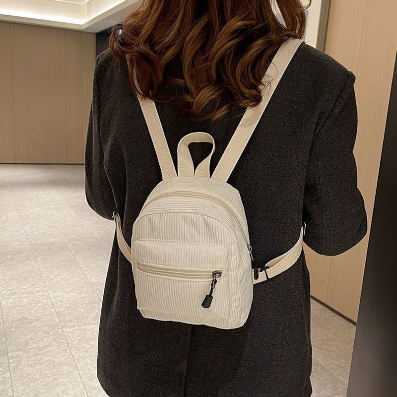 Compact Corduroy Mini Backpack Stornfield