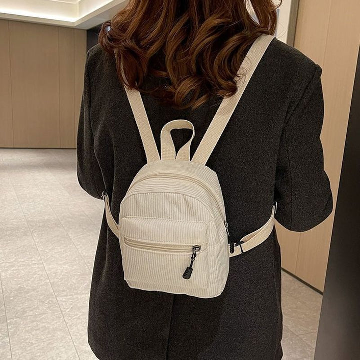 Compact Corduroy Mini Backpack Stornfield