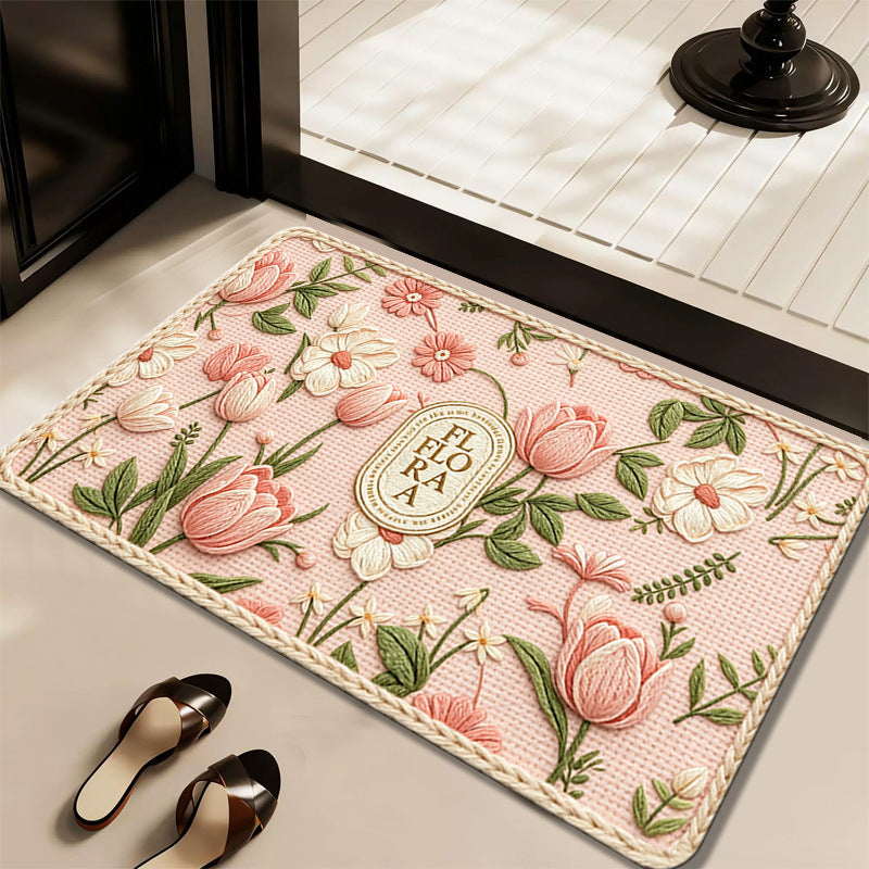 Floral Patterned Doormat