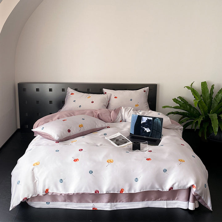 Fine satin bed linen set