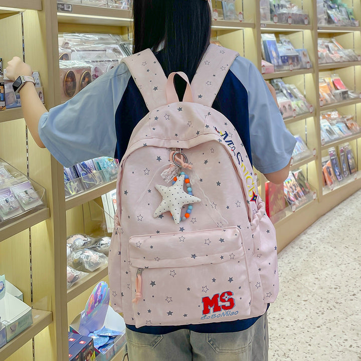 Star-Patterned Casual Backpack Stornfield 1791205609