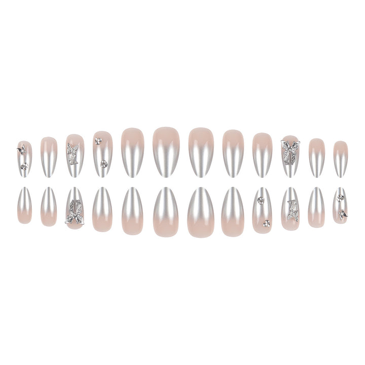 Glamorous Metallic Stiletto Press-On Nails Stornfield