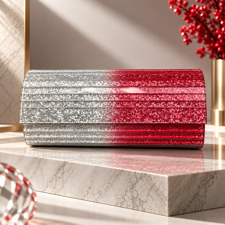 Glamorous Glitter Twist Clutch