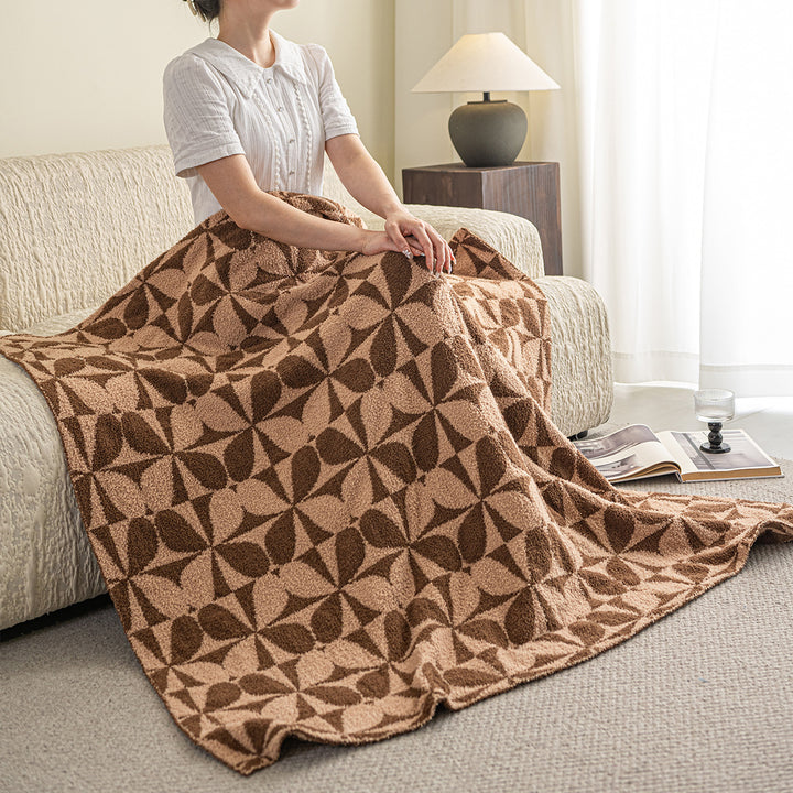 Decorative Textured Throw Blanket