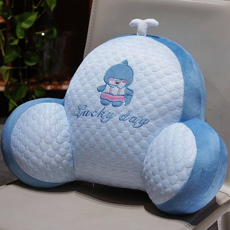 Comfortable cuddle cushion with unique animal motif Stornfield
