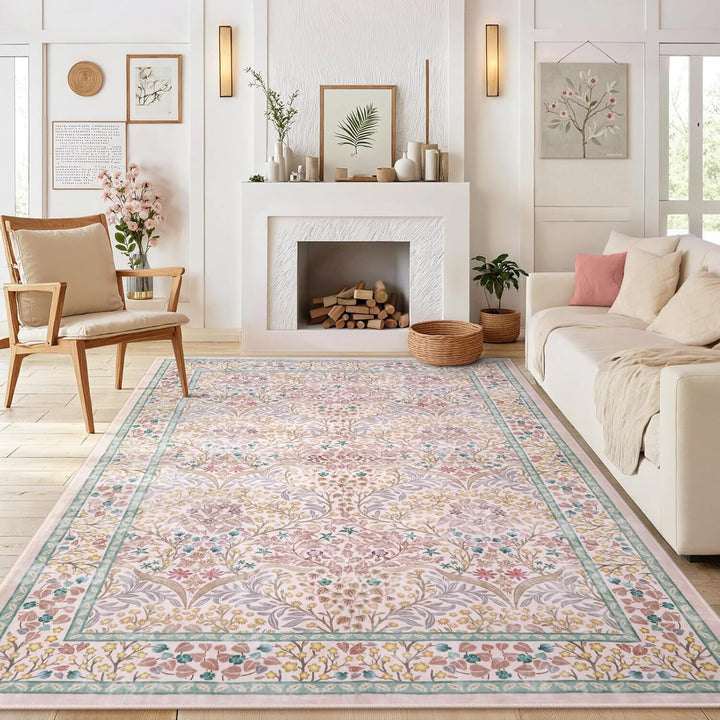 Floral Botanical Area Rug Stornfield