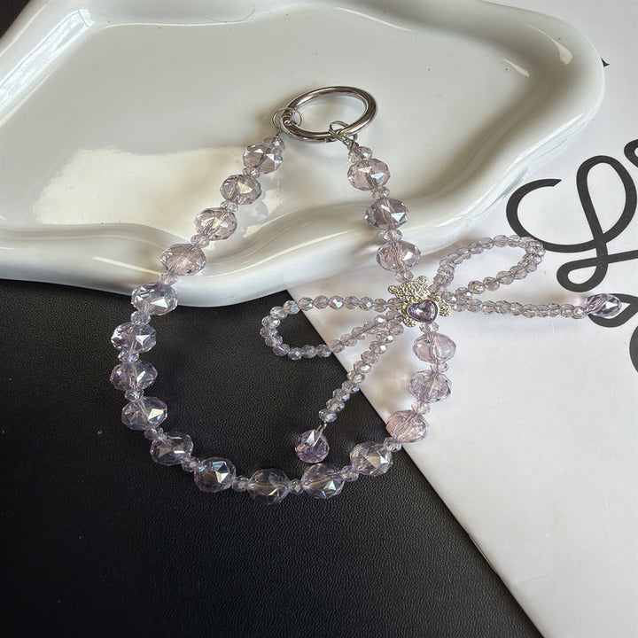 Elegant Crystal Beaded Charm Keychain Stornfield
