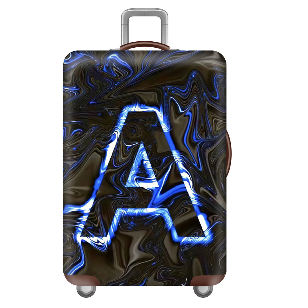 Unisex hard-shell travel suitcase in world travel design Stornfield