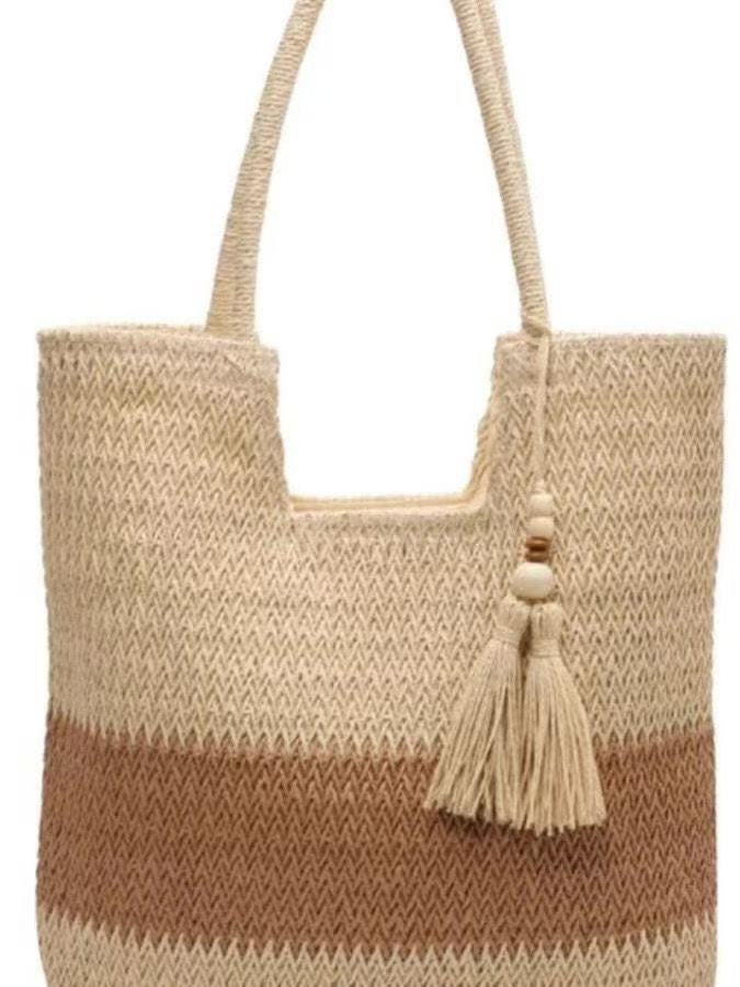 Woven Natural Material Crossbody Bag Stornfield