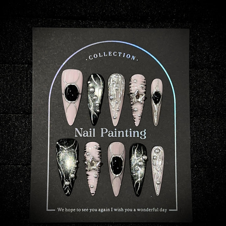 Abstract Art Press-On Nails