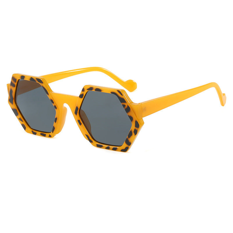 Ladies' striking sunglasses with hexagonal frame and comfortable fit Stornfield