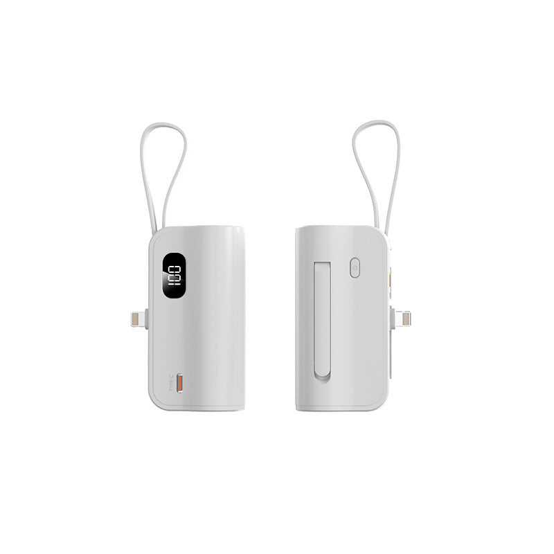 Wearable power bank with multifunctional charging concept and digital display Stornfield
