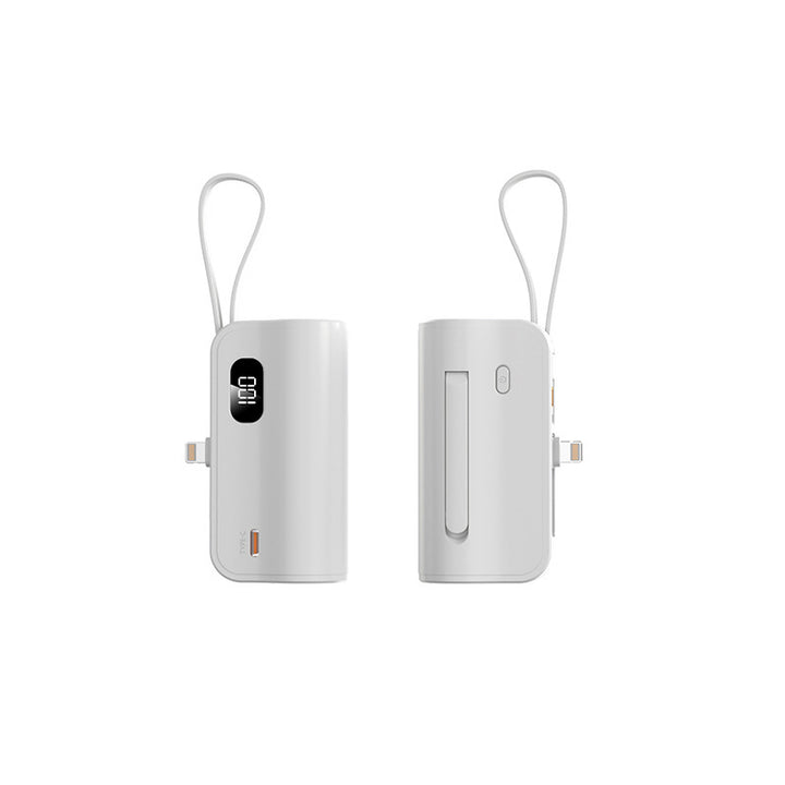 Wearable power bank with multifunctional charging concept and digital display Stornfield