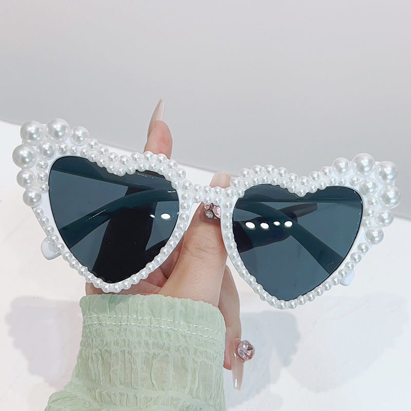 Cat-Eye Pearl-Embellished Sunglasses Stornfield