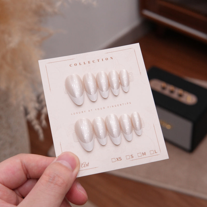 French Tip Press-On Nail Set