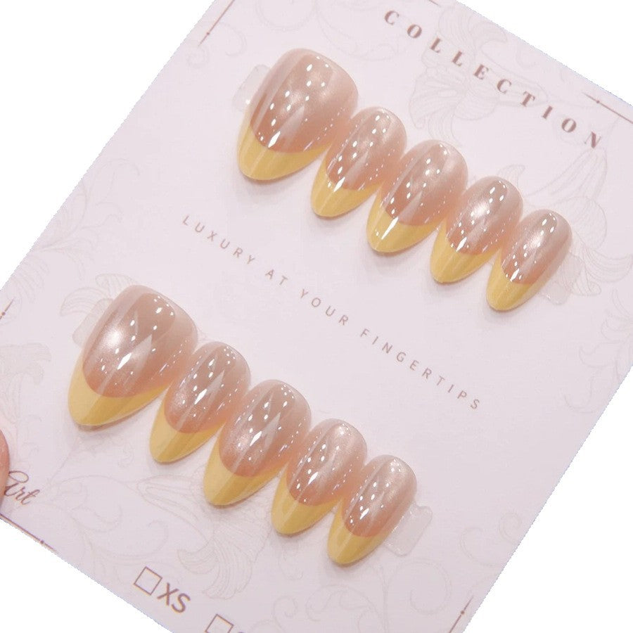 Luxury French Tip Nail Extensions