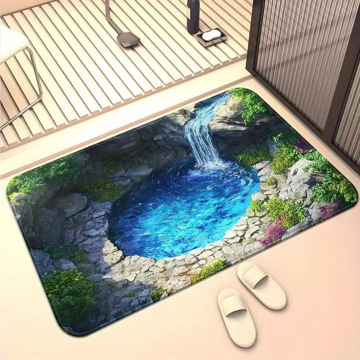 Abstract Floor Mat