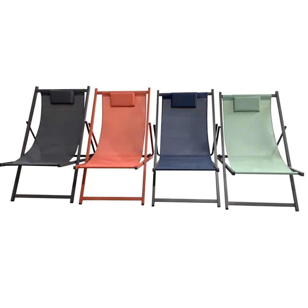 Ergonomic folding chair with neck support Stornfield