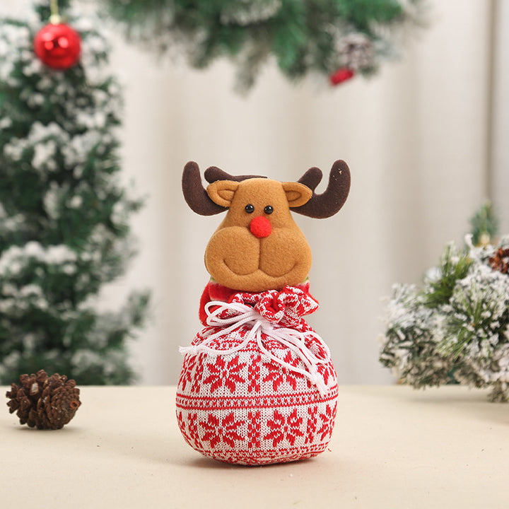 Cute Christmas gnome with gift sack Stornfield