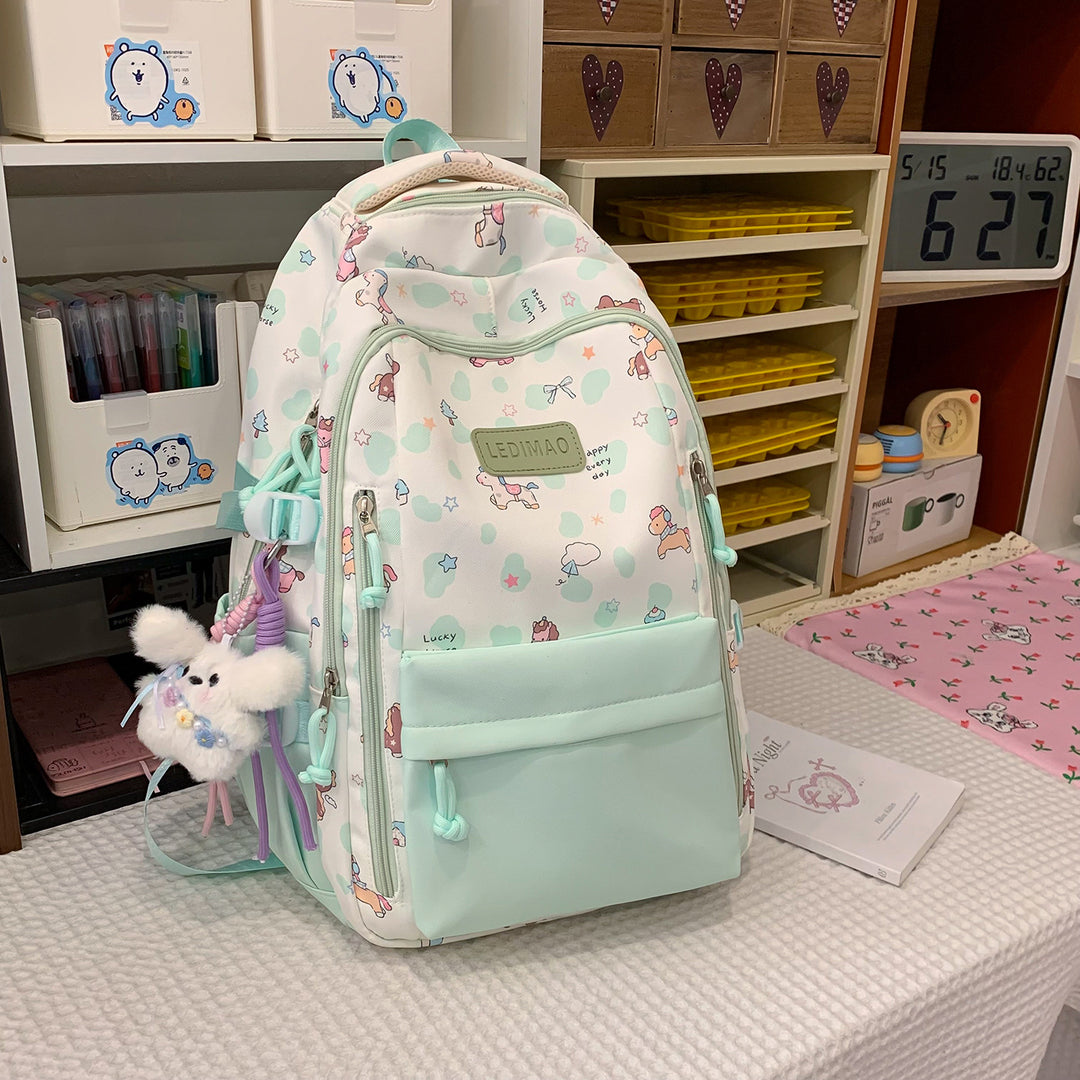 Whimsical Character-Themed School Backpack Stornfield