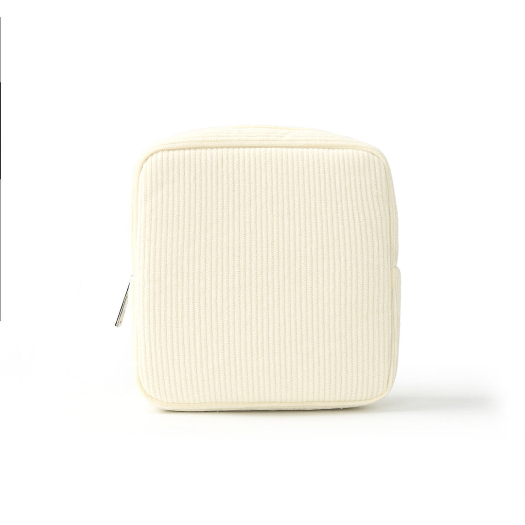 Cosmetic storage bag with structured surface Stornfield