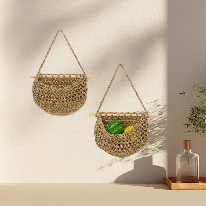 Hanging Crochet Storage Baskets Stornfield