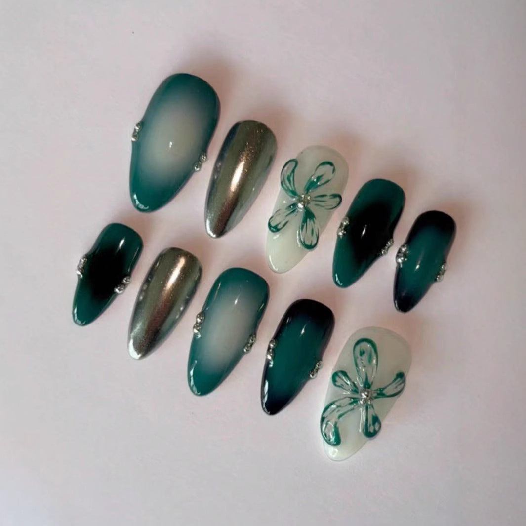 Artistic Press-On Nail Art Set Stornfield