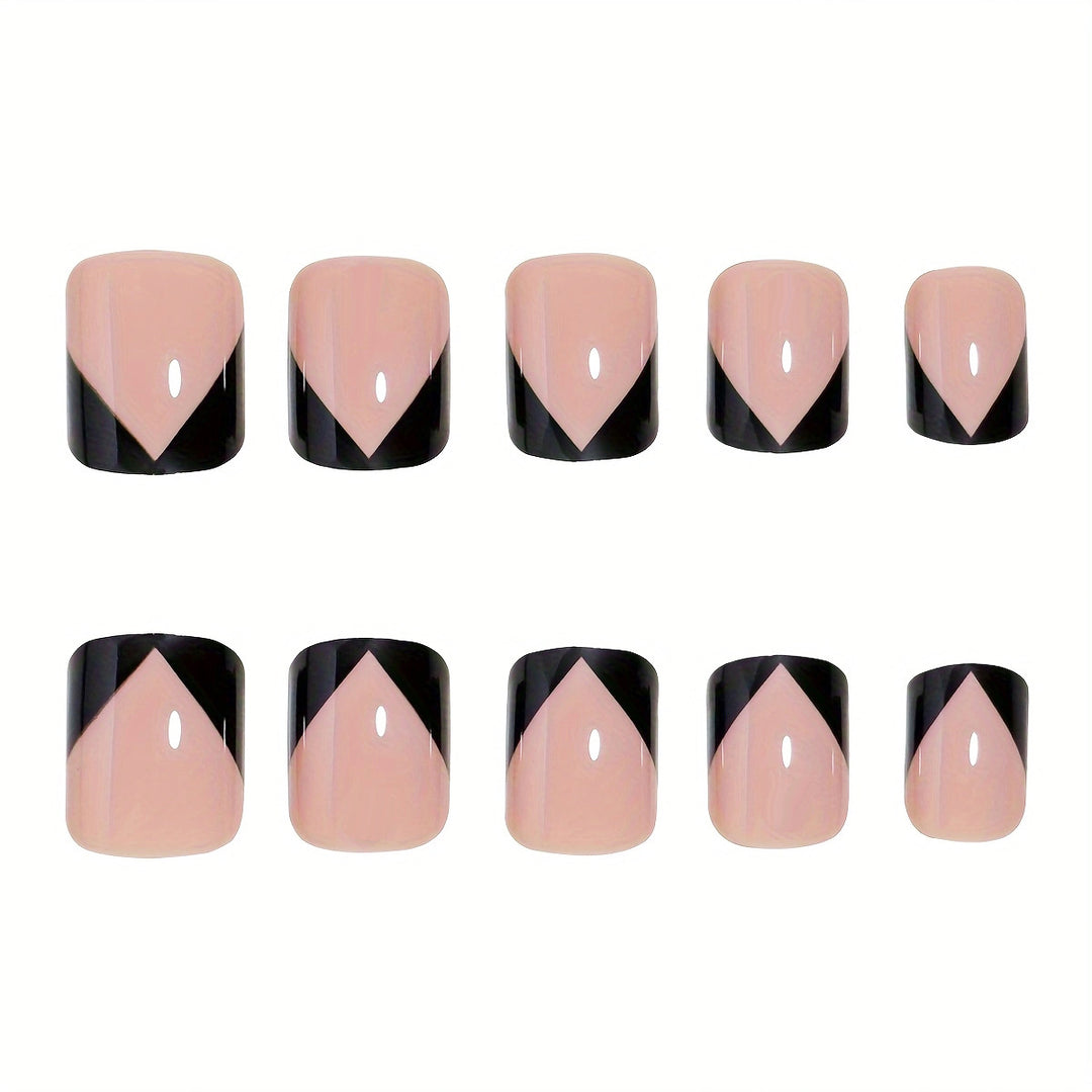 Elegant Two-Tone Nail Art Stornfield