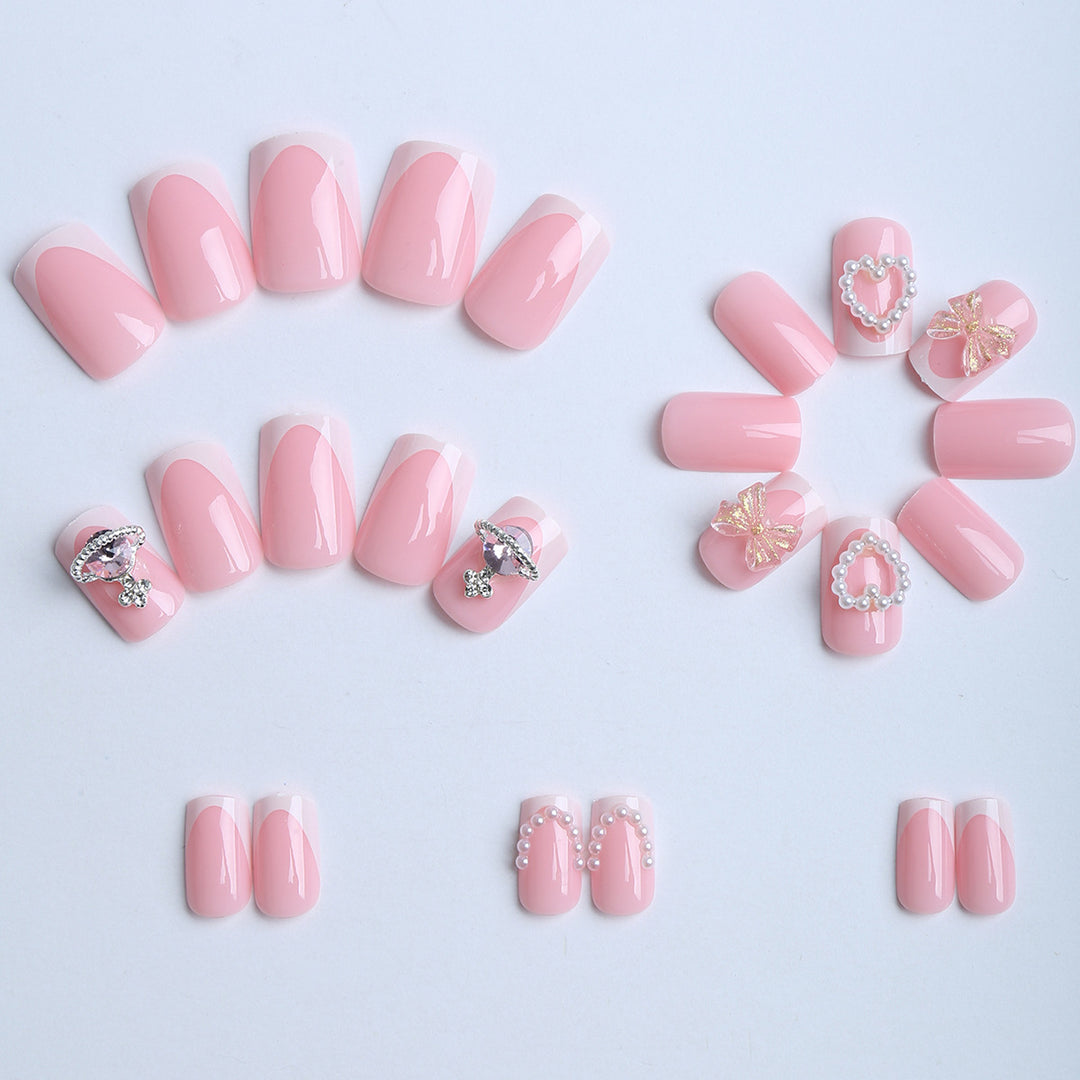 Artificial artificial nails with glamorous decorations Stornfield