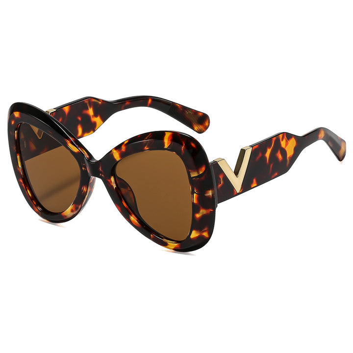 Ladies Cat-Eye Sunglasses with Luxurious Metal Accents Stornfield