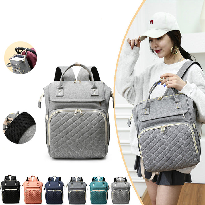 Quilted Multi-Functional Backpack Stornfield