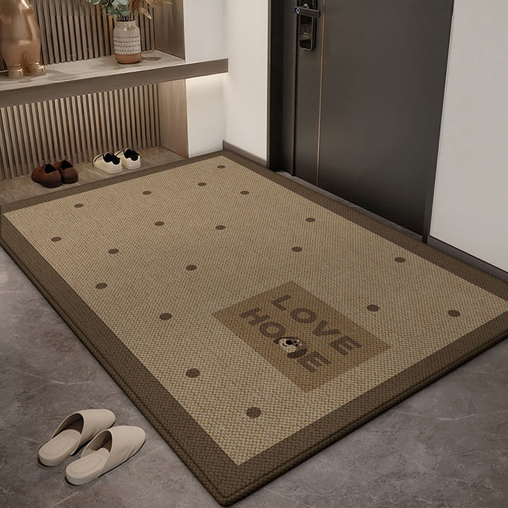 Playful Dog Design Entryway Mat
