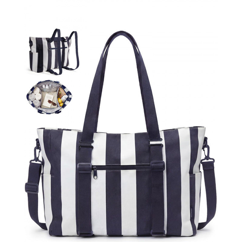 Fashionable tote bag with multifunctional compartments Stornfield