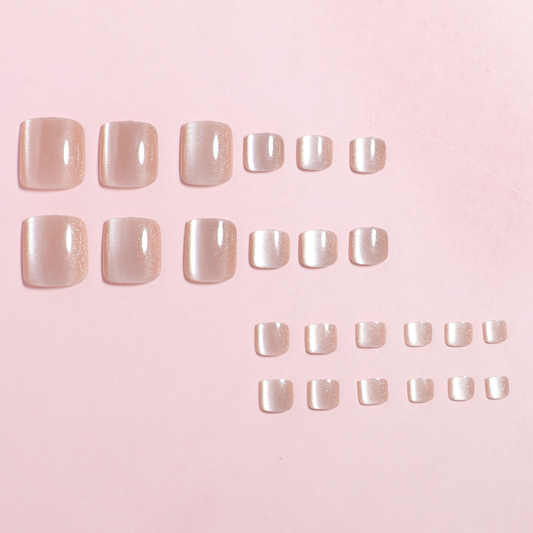 Premium Pedicure Press-On Toe Nails Stornfield
