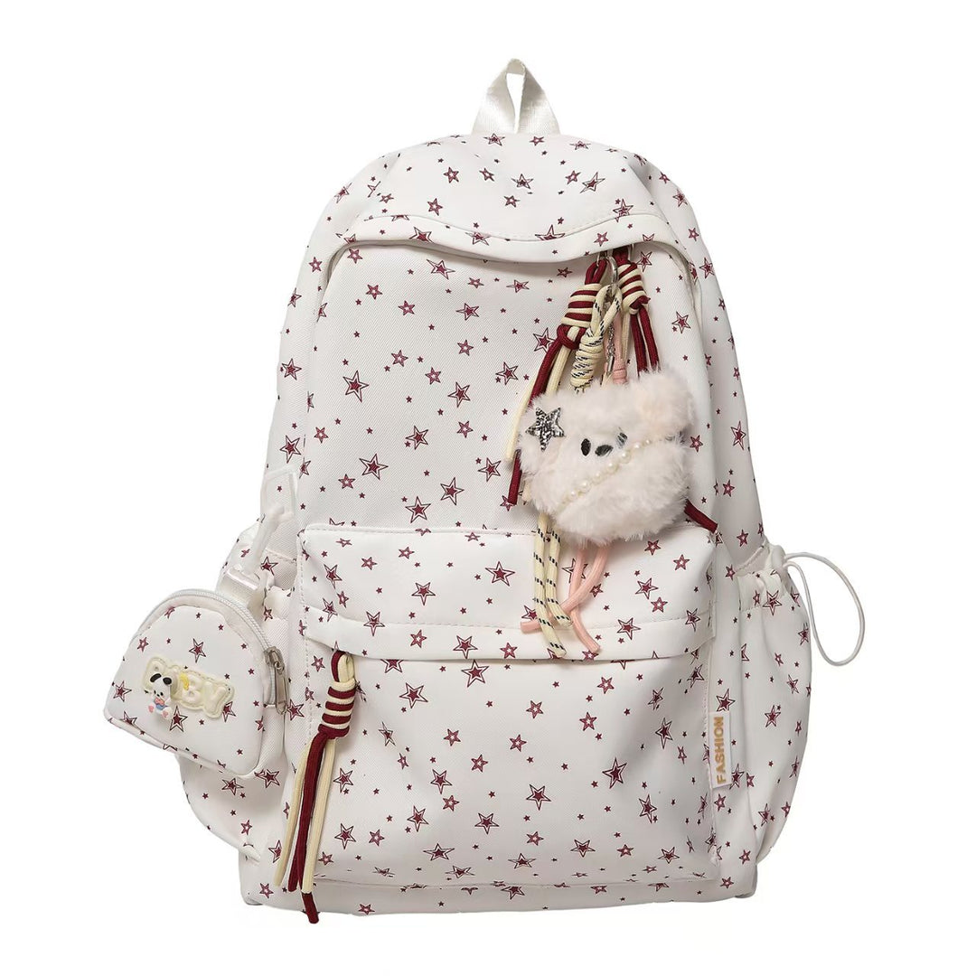 Stylish Star-Printed Backpack Stornfield