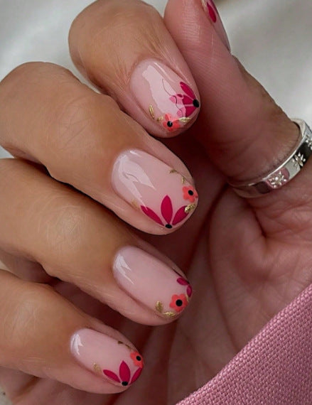 Floral Pattern Nail Art Set Stornfield