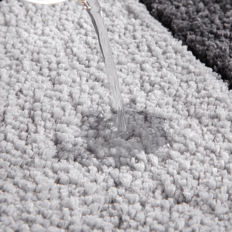 Textured Wave Pattern Bath Mat Stornfield