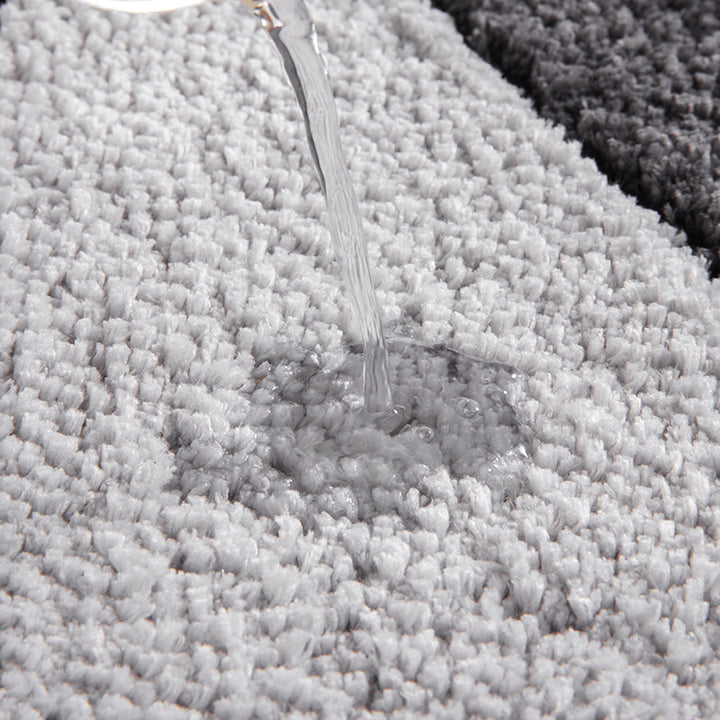 Textured Wave Pattern Bath Mat Stornfield
