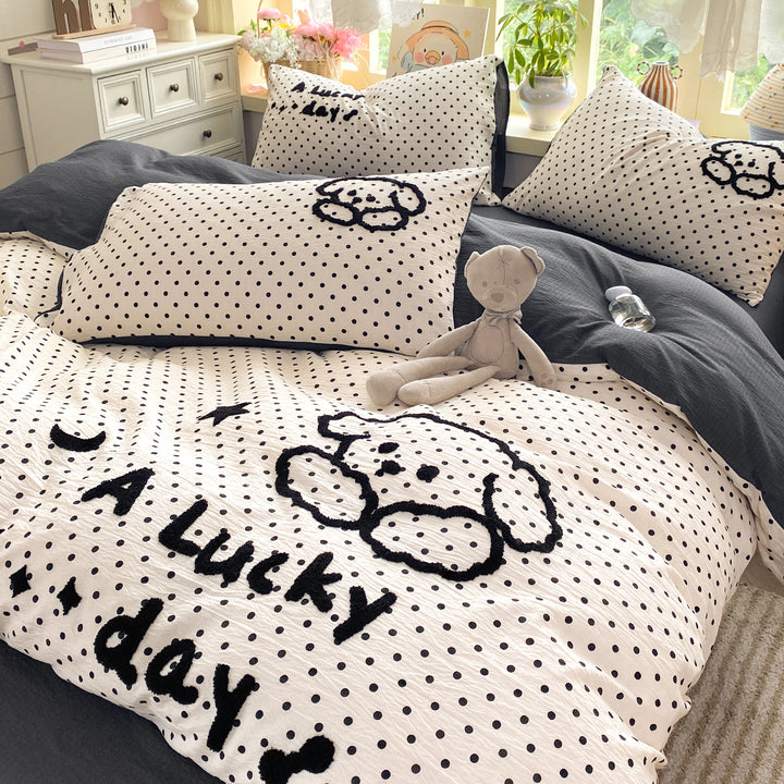 Playful Polka Dot Comforter Set