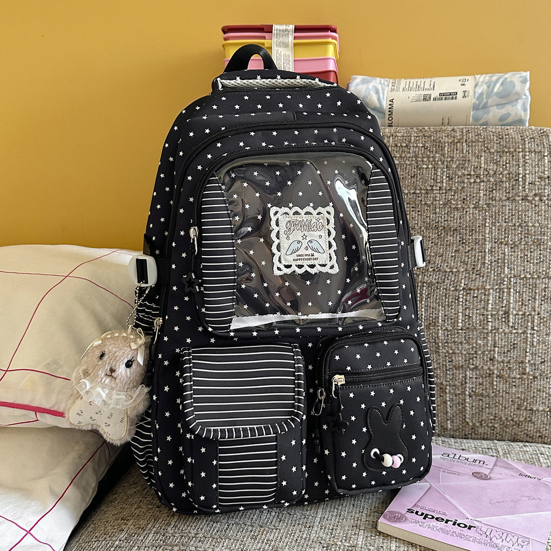 Playful Bunny Ear School Backpack Stornfield