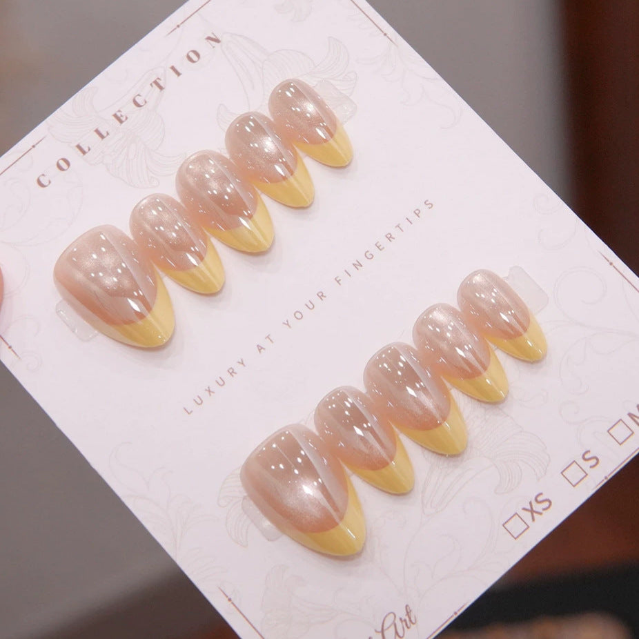 Luxury French Tip Nail Extensions