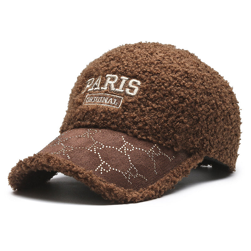 Women's Plush Faux Fur Baseball Cap Stornfield