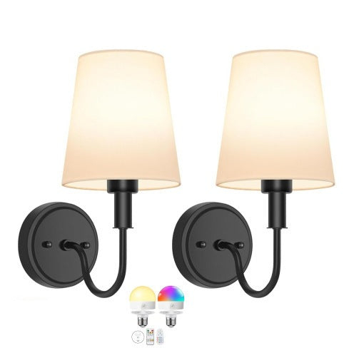 Decorative Pleated Shade Wall Sconce